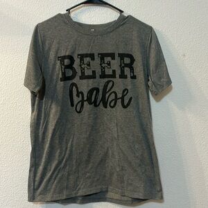No brand “beer babe” graphic tee size medium